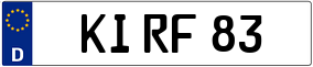 Truck License Plate